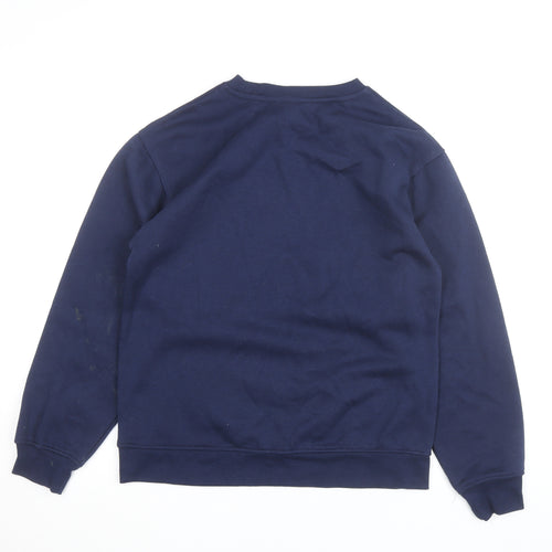Dunnes Stores Men's Blue XS Pullover Sweatshirt QUEENS 86 Graphic
