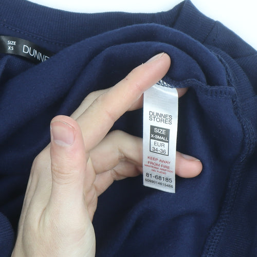 Dunnes Stores Men's Blue XS Pullover Sweatshirt QUEENS 86 Graphic