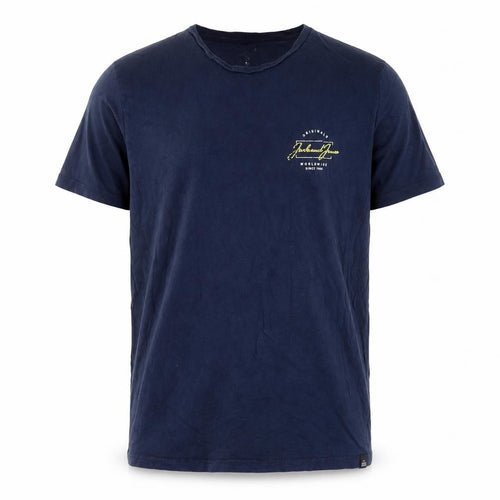 Wrangler Men's Blue Cotton Crew Neck T-Shirt Size L
