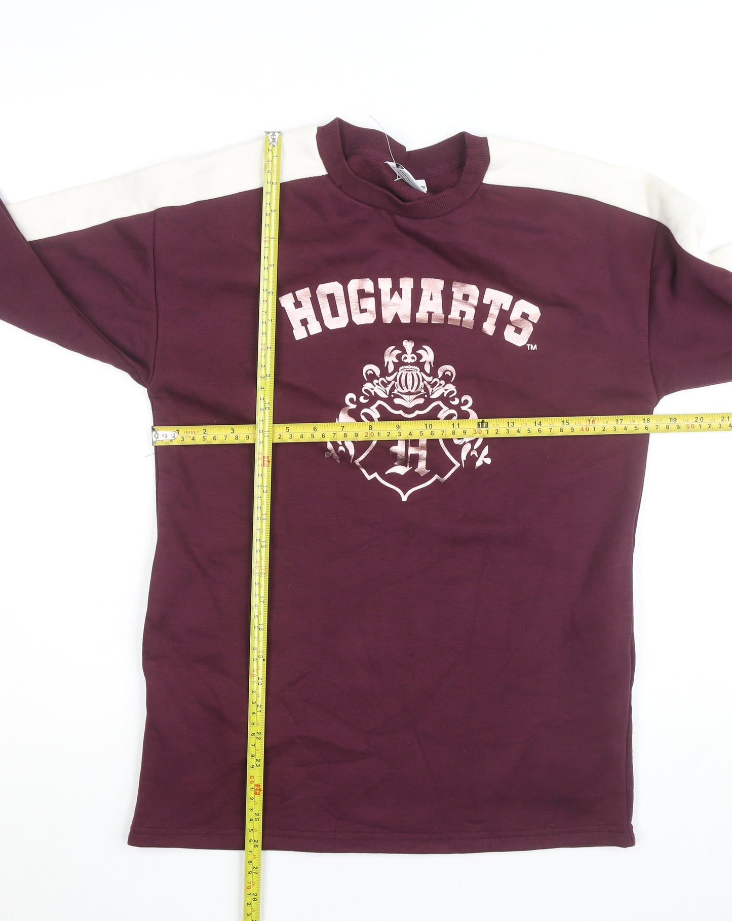 Harry Potter Hogwarts Maroon Sweatshirt Teens Size 146/152 Long Sleeve Pullover