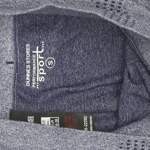 Dunnes Stores Women Blue Seamless Leggings Size S Activewear