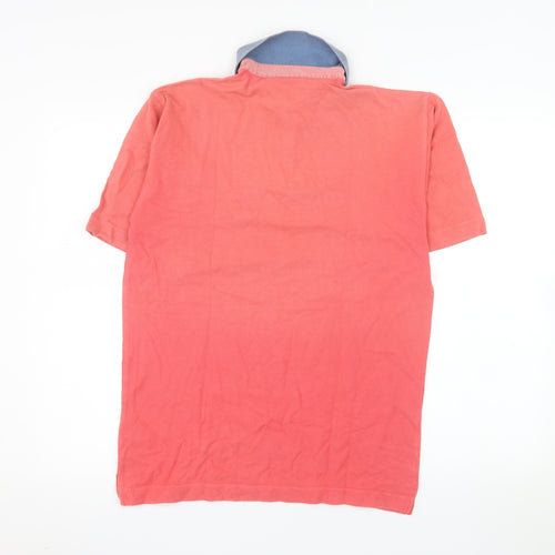 Fairway Men's Pink Cotton Golf Polo Shirt Medium