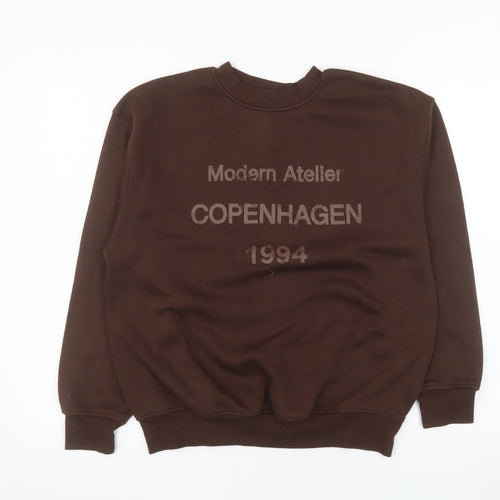 Dunnes Stores Men's Brown Copenhagen 1994 Graphic Sweatshirt XS