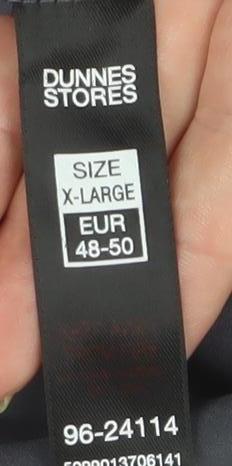 Dunnes Stores Men’s Black XL Jogger Trousers Polyester Blend