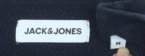 Jack & Jones Men's Blue Knit Pullover Sweatshirt Size M
