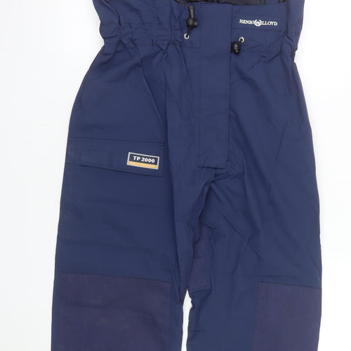 Henri Lloyd Men's Blue TP2000 Waterproof Snow Pants Size S