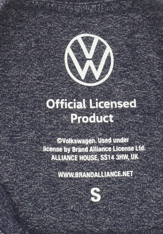 Volkswagen Men's Blue Vampire Road Trip Graphic T-Shirt Size S