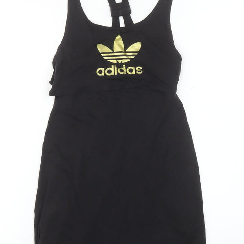 Adidas Womens Black Size 14 Racerback Tank Top 100% Lyocell