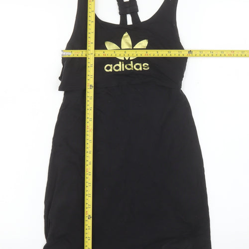 Adidas Womens Black Size 14 Racerback Tank Top 100% Lyocell