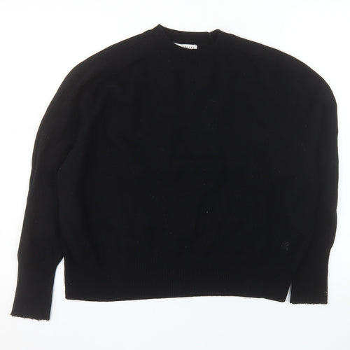 Sinead Keary Womens Black Wool Cashmere Crew Neck Jumper Size S