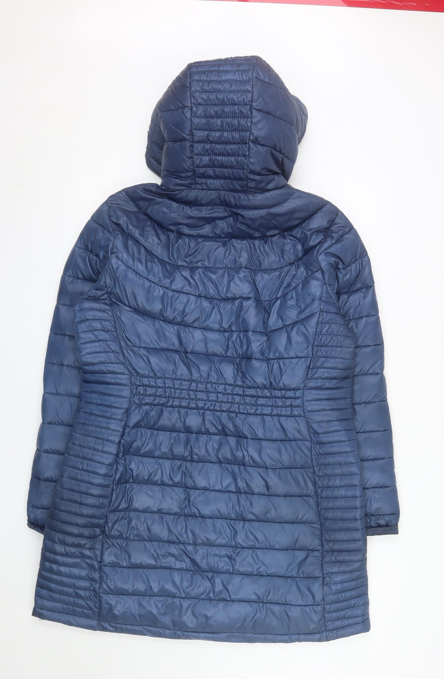Regatta Women's Blue Long Hooded Puffer Coat Size 18