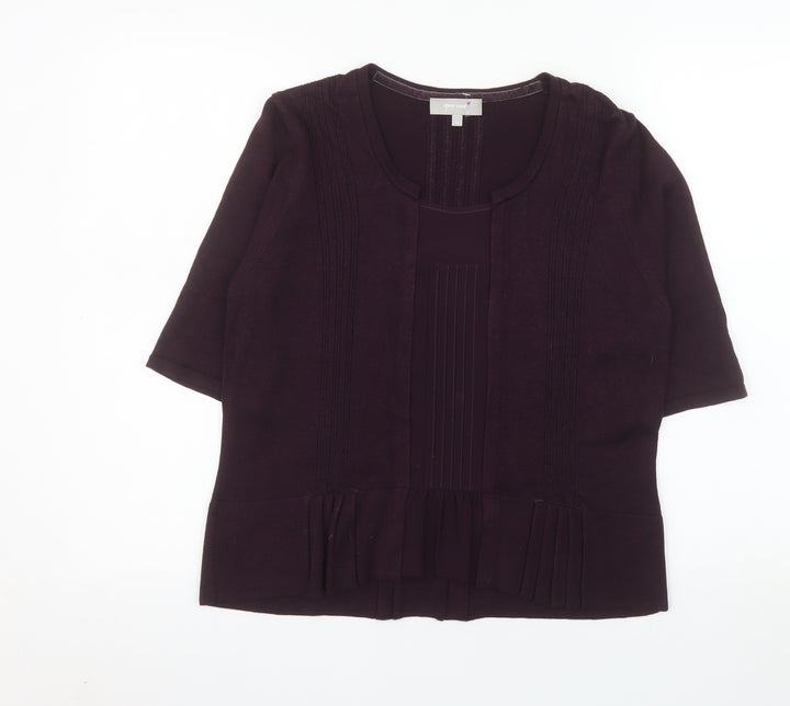 Marks and Spencer Per Una Women's Purple Tunic Blouse Size 14