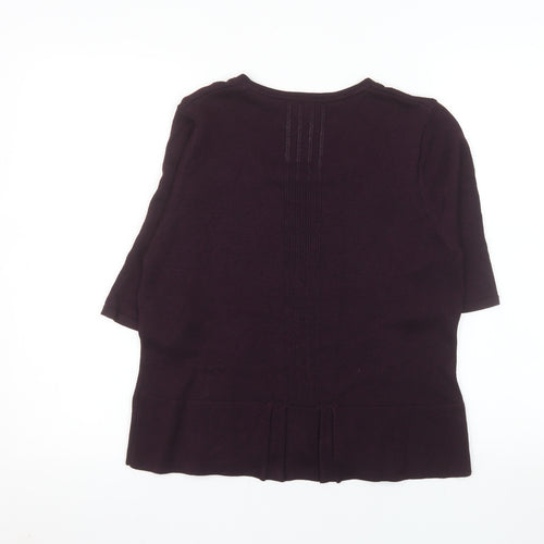 Marks and Spencer Per Una Women's Purple Tunic Blouse Size 14