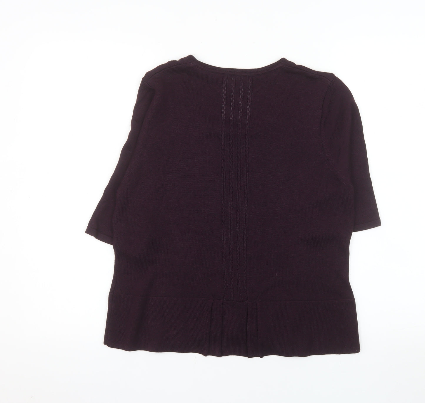 Marks and Spencer Per Una Women's Purple Tunic Blouse Size 14