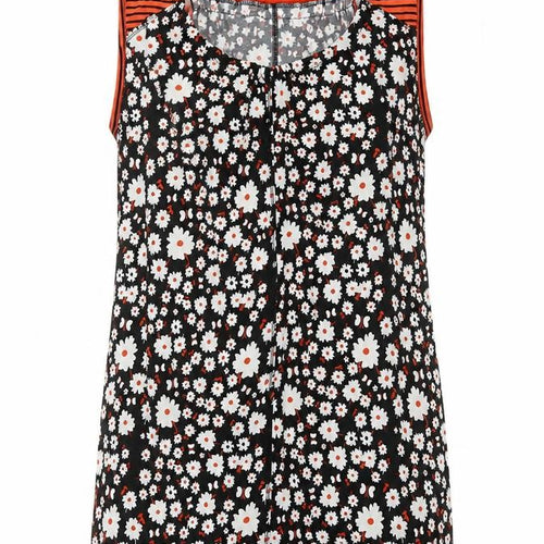 Joe Browns Women's Black Floral Sleeveless Shift Dress Size 30