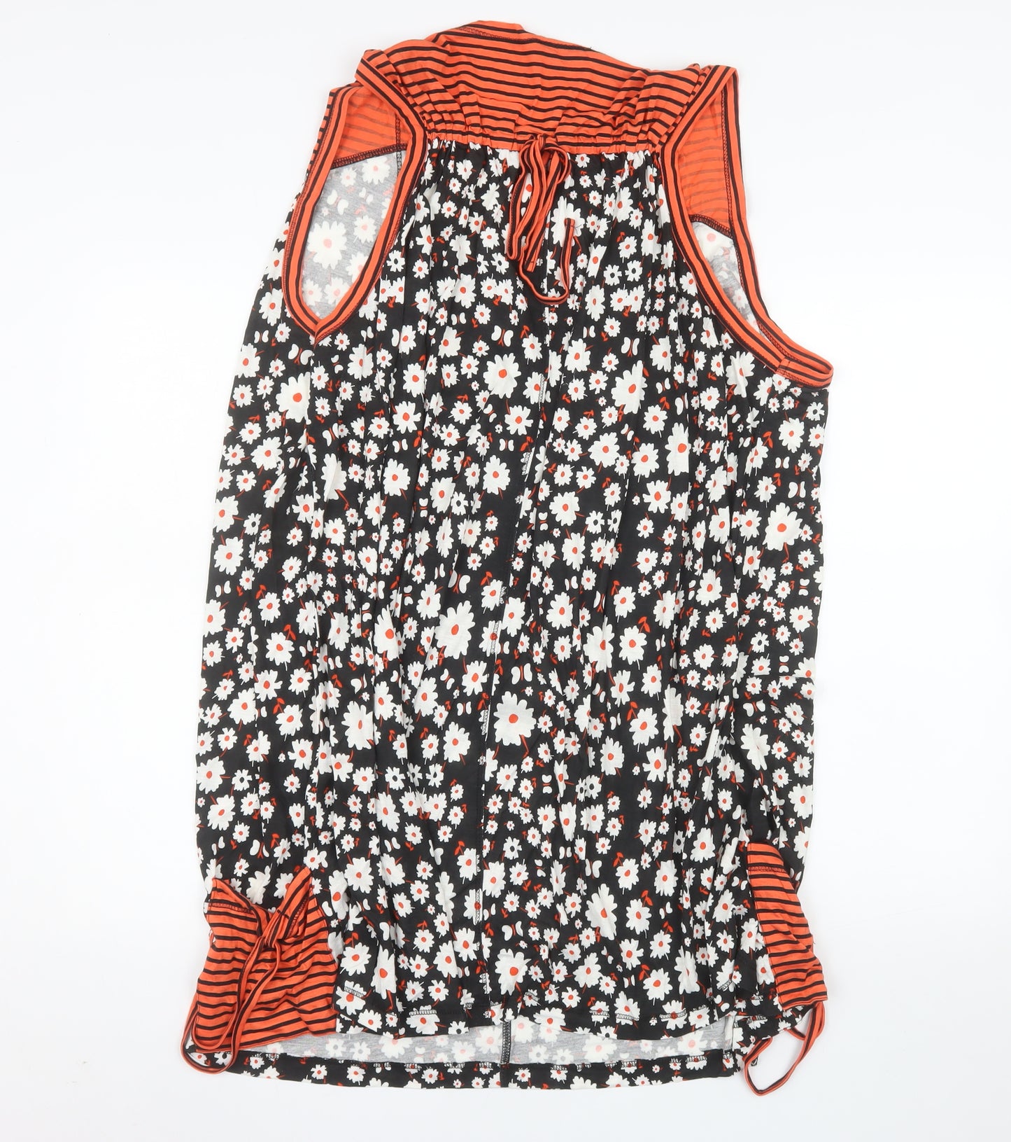 Joe Browns Women's Black Floral Sleeveless Shift Dress Size 30
