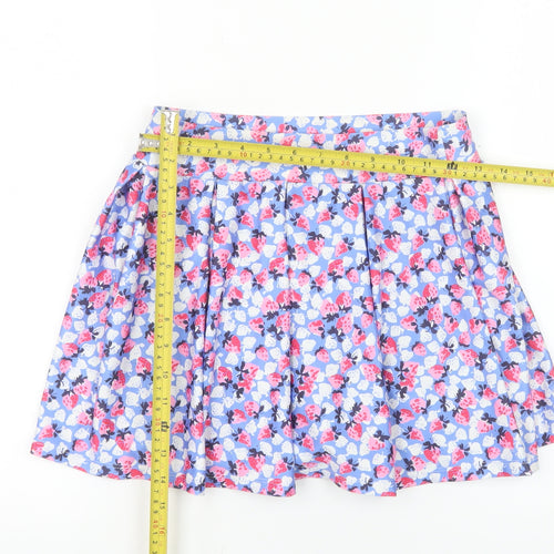 Nobody's Child Women's Multicoloured Floral A-Line Skirt Size 8