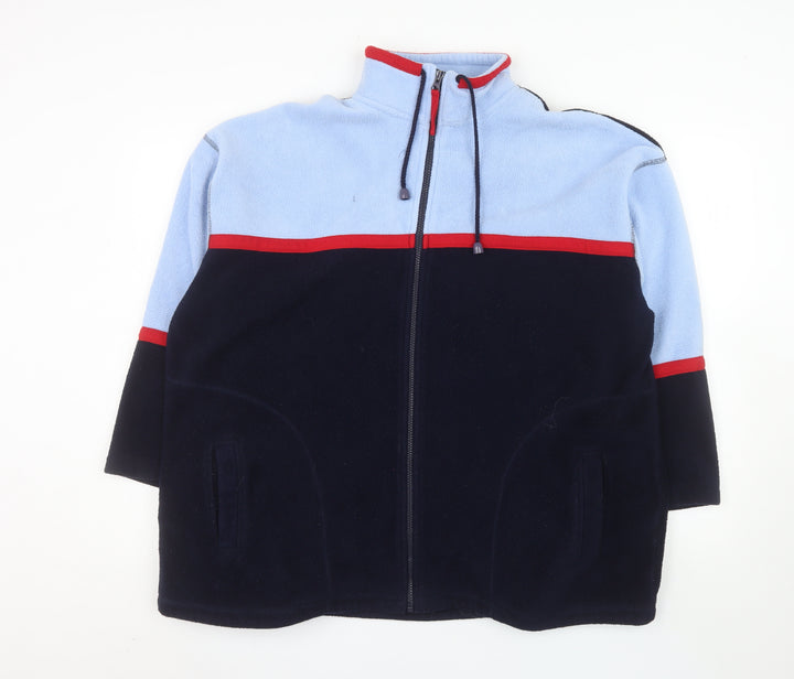 Berkertex Women Blue Fleece Full Zip Basic Jacket Size 18