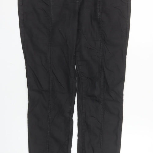 Wallis Womens Black Slim Fit Stretch Trousers UK 14