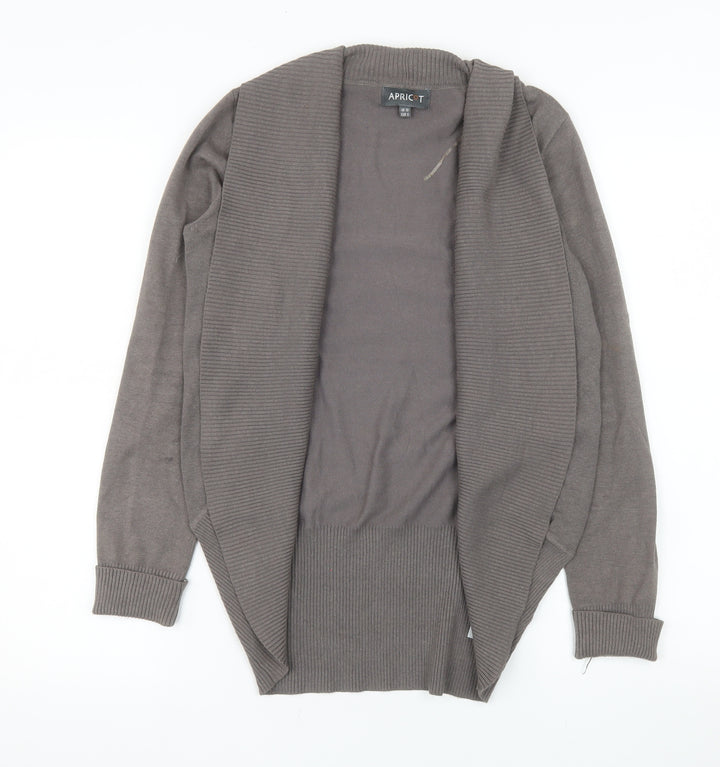 Apricot Women's Brown Cardigan UK 10 Open Front Knitwear