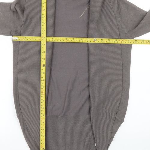 Apricot Women's Brown Cardigan UK 10 Open Front Knitwear