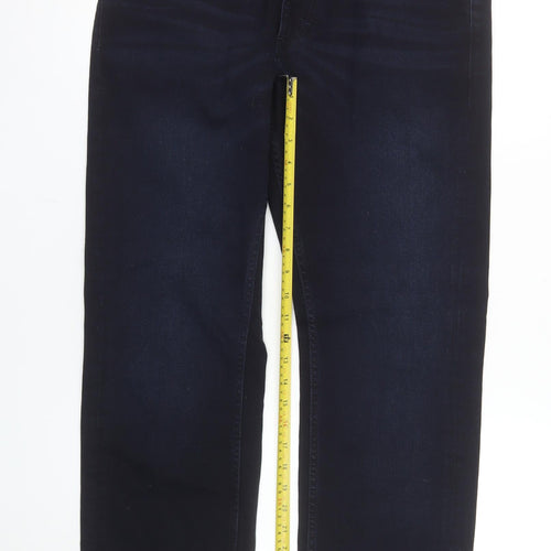 Mustang Men's Blue Straight Leg Jeans 34W 30L Regular Fit Denim