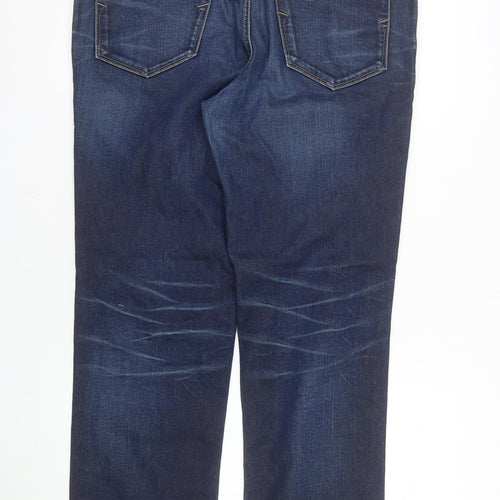 SELECTED Men's Blue Straight Fit Stretch Denim Jeans 34W 32L