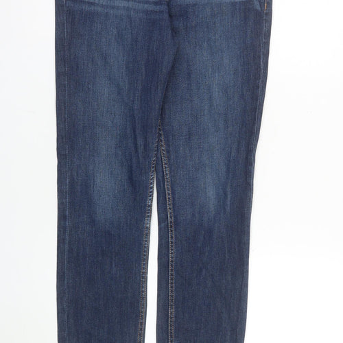 H&M Men Blue Straight Fit Jeans 31x32 Regular Denim High Waist