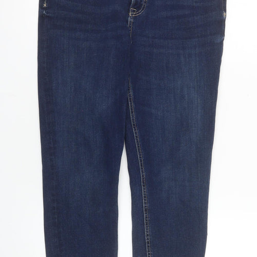 Marks and Spencer Women's Blue Skinny Stretch Jeans Size 12 Short