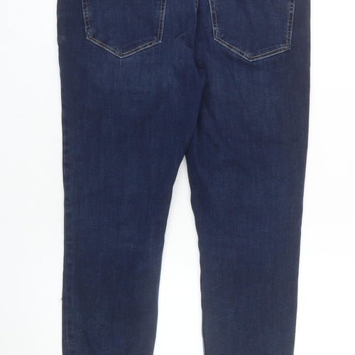 Marks and Spencer Women's Blue Skinny Stretch Jeans Size 12 Short