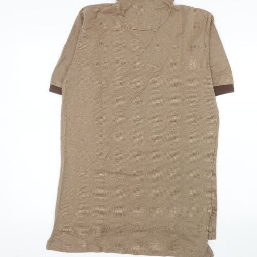 Ralph Lauren Polo Golf Men's Beige Cotton Short Sleeve Polo M
