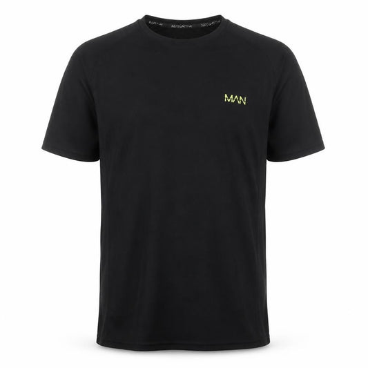 MAN Active Men's Black Medium Athletic T-Shirt Lightweight