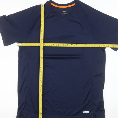 Tek Gear Men's Blue Short Sleeve Performance T-Shirt Size S