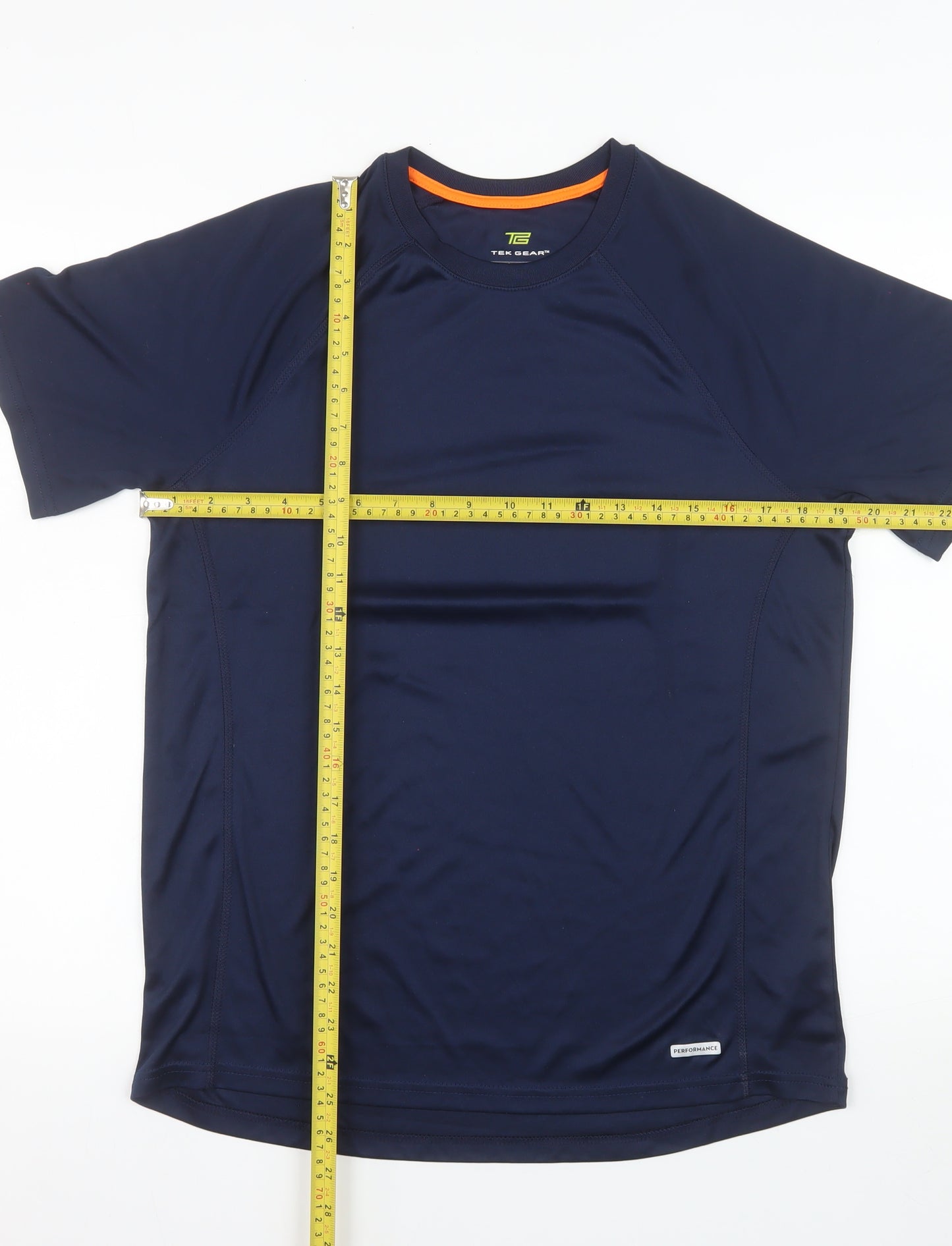 Tek Gear Men's Blue Short Sleeve Performance T-Shirt Size S