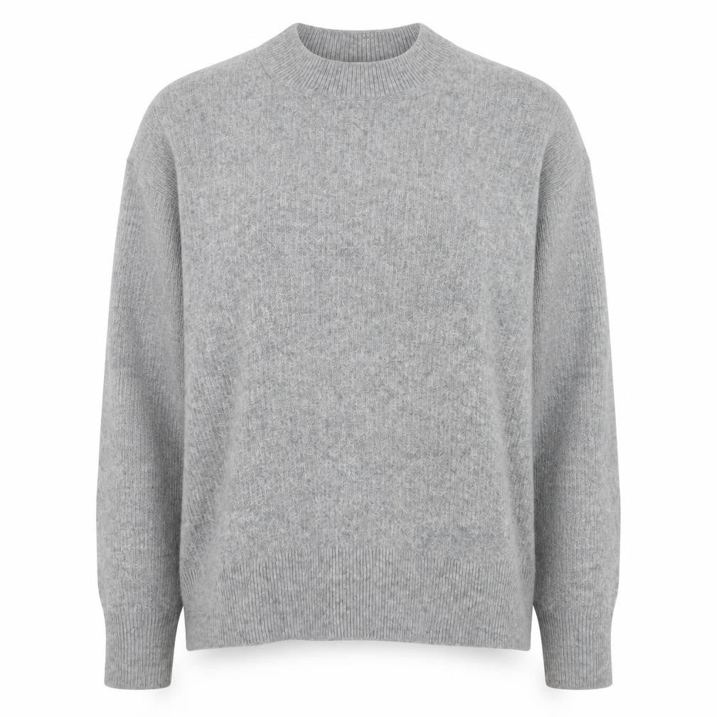 Uniqlo Comptoir Des Cotonniers Womens Grey Wool Crew Neck Pullover Jumper 2XL