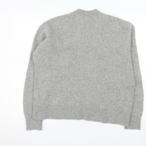 Uniqlo Comptoir Des Cotonniers Womens Grey Wool Crew Neck Pullover Jumper 2XL