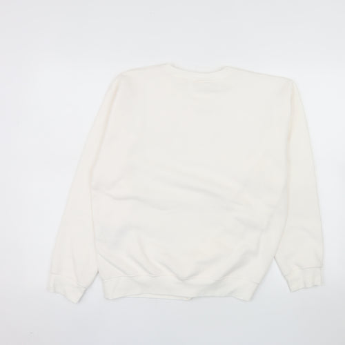 Levi's Womens Ivory Crew Neck Pullover Sweatshirt XS