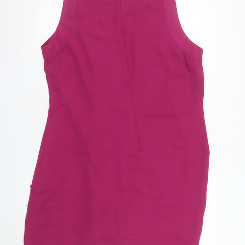 Gallery Women's Pink Shift Dress Size 20 Sleeveless Beaded