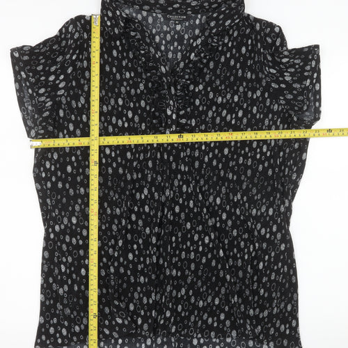 Debenhams Collection Women's Black Floral Blouse Size 22