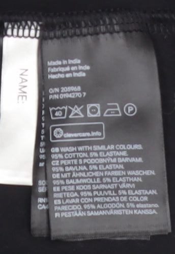 H&M Girls Black Organic Cotton Tank Top Size 14 Years Basic Sleeveless
