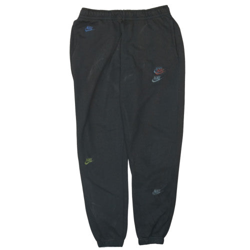 Nike Men's Black Fleece Jogger Trousers M Regular Fit