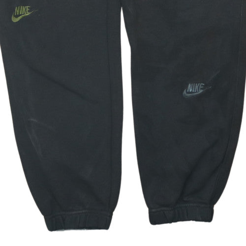 Nike Men's Black Fleece Jogger Trousers M Regular Fit