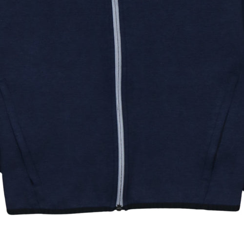 Puma Men's Blue Full Zip Hoodie Size S Lightweight Sportswear