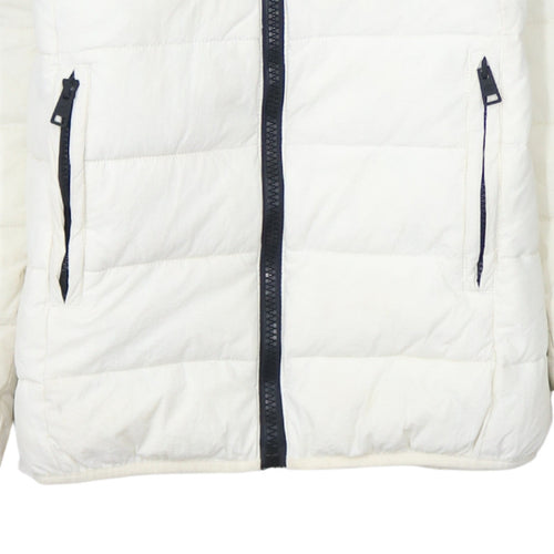 Champion Men's Black White Hooded Puffer Jacket Size L