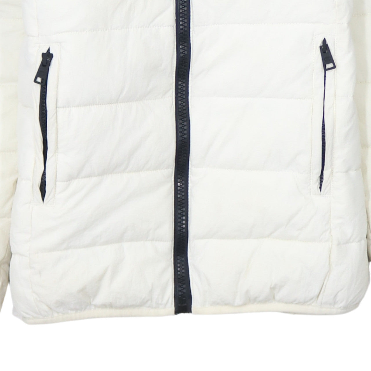 Champion Men's Black White Hooded Puffer Jacket Size L