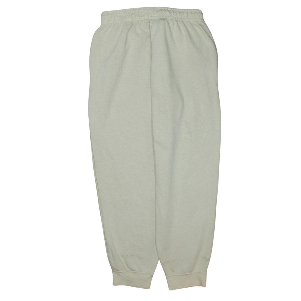 Nike Men's Beige Jogger Sweatpants M Cotton Blend Drawstring Waist
