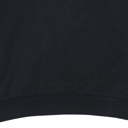 Jack & Jones Men's Black Pullover Hoodie L Classic Logo Fleece