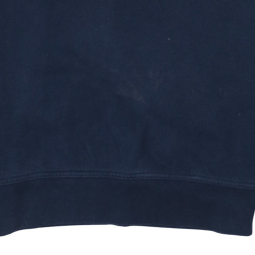 Tommy Hilfiger Men's Blue Crew Neck Pullover Sweatshirt Small