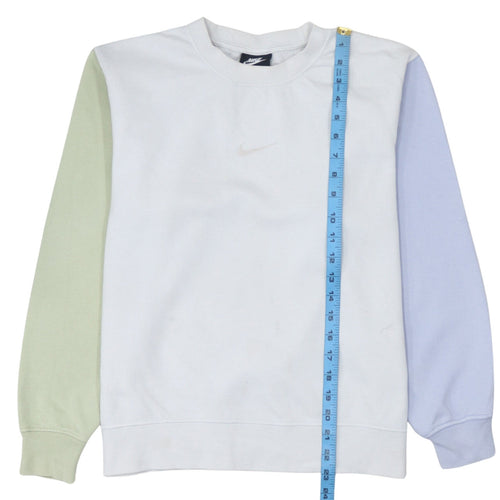 Nike Women’s Multicoloured Crew Neck Cotton Sweatshirt Size S