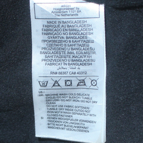 Adidas Mens Grey Hooded Puffer Jacket Size S Lightweight Winter Coat